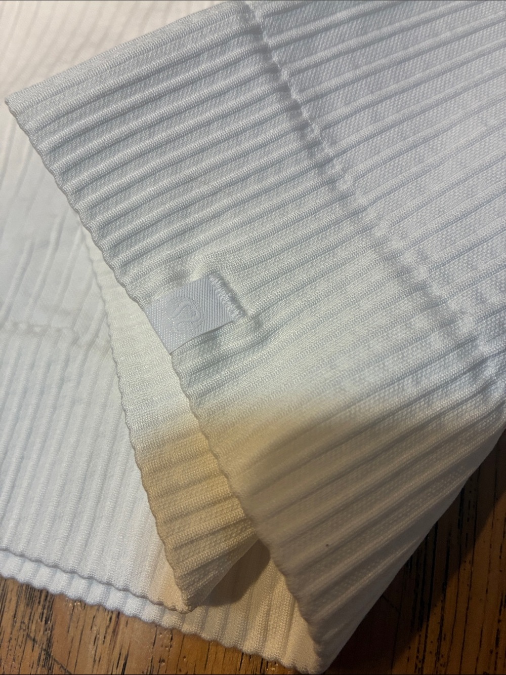 lululemon athletica Ribbed Half-Zip Sweater - White - Picture 4 of 10